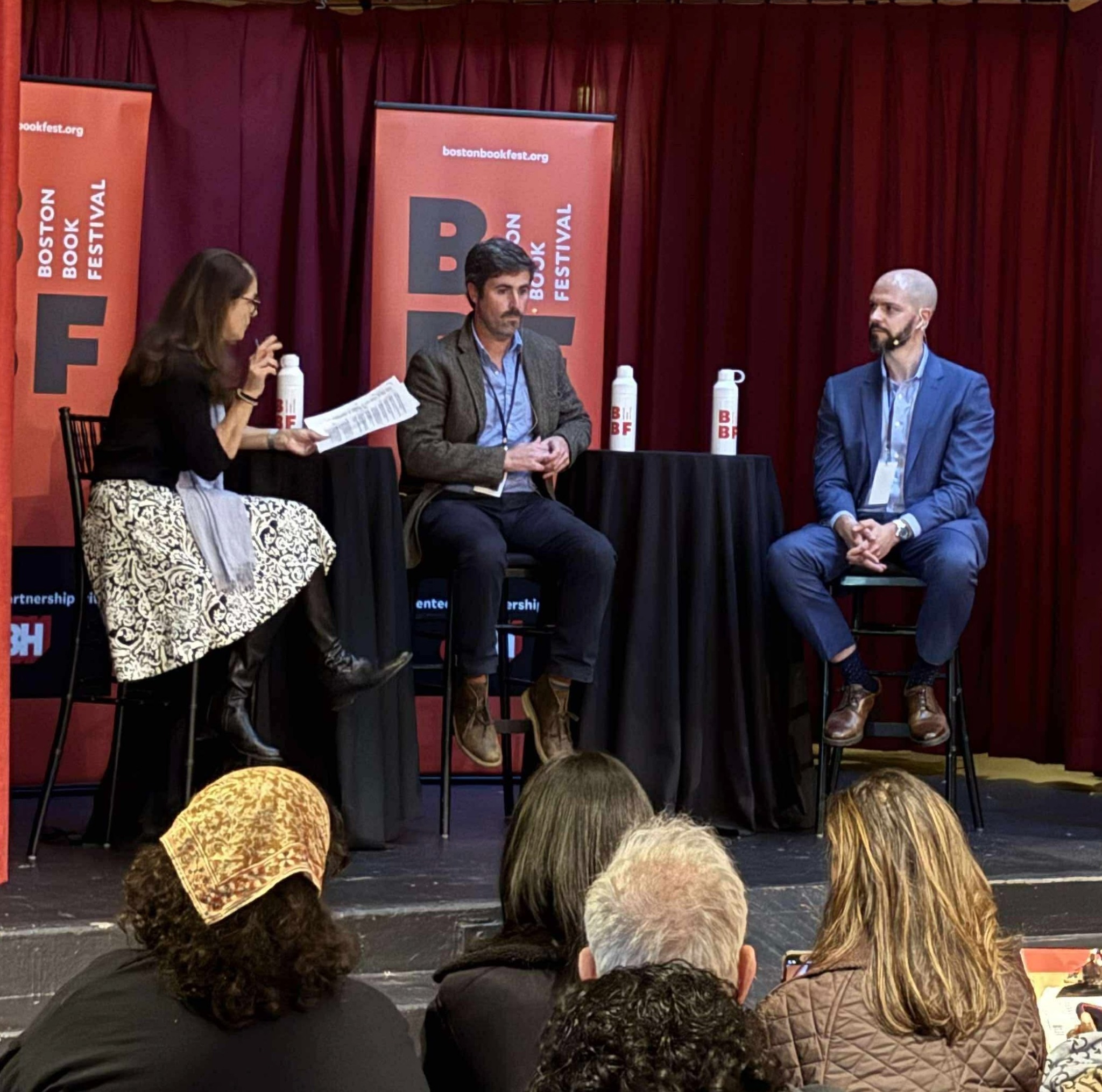Dagomar Degroot speaking at the Boston Book Festival